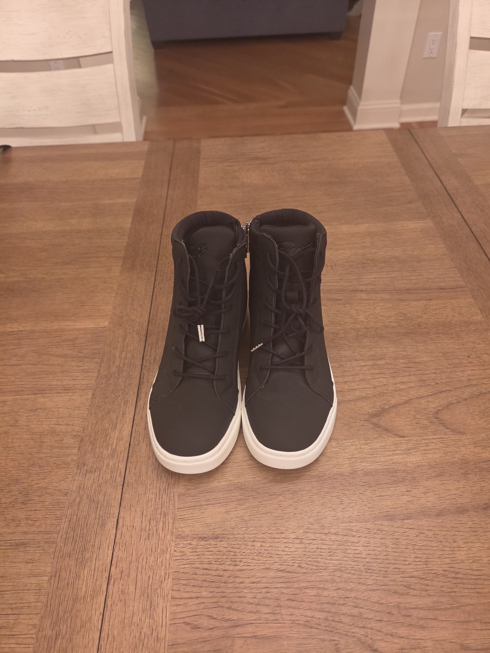 Fuego Black Dance Sneakers High Top Mens 5 / Womens 6 / Worn Once!